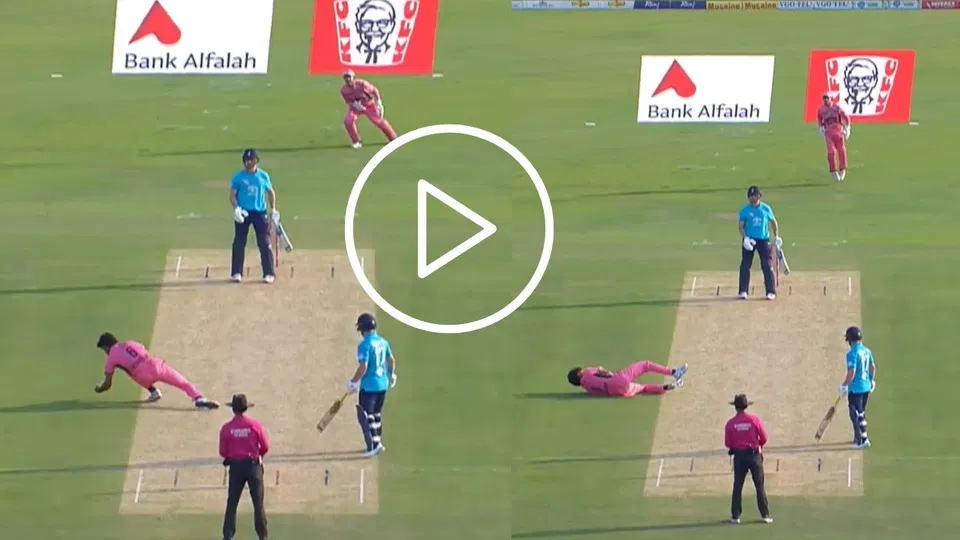 Watch- Razaullah Grabs One-Handed Stunner To Dismiss Will Jacks In Tri-Series ODI